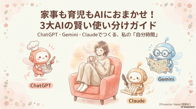 「知らないと損する！スマホの中に『最強の秘書』を無料で雇う方法。3大AIの超・使い分けガイド