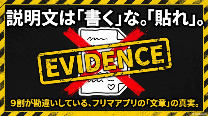 メルカリの説明文は「広告」ではなく「契約書」だった？