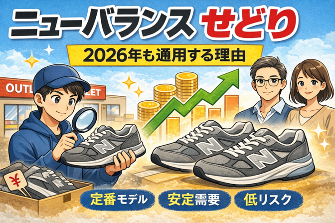 ①【ニューバランスせどり】第１章：2026年～も通用する、理由とは？
