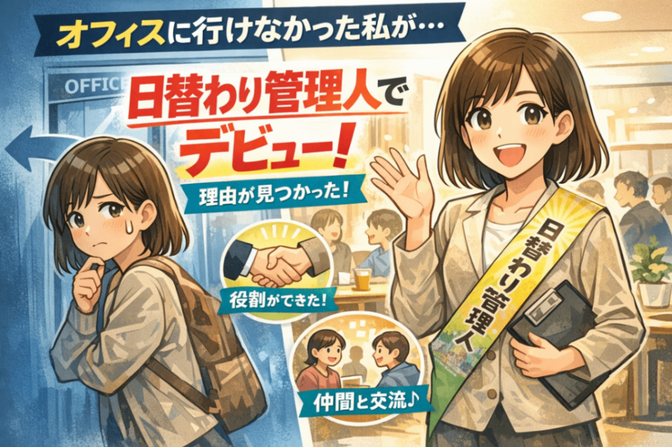 オフィスの前で引き返した私が、日替わり管理人でデビューできたワケ