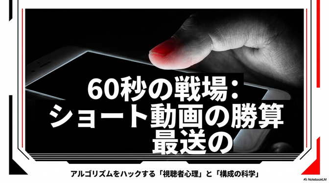 【めざせ100万再生！】視聴者を「0.1秒」で釘付けにするショート動画の本質的テクニック