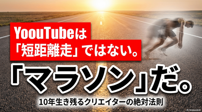 長期的なYouTube成功の秘訣：アルゴリズムに翻弄されず「勝ち続ける」ための5つの思考法