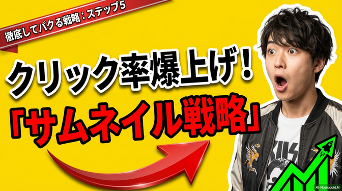 YouTubeの勝敗は「制作前」に決まる：５ステップのサムネイル・ファースト戦略