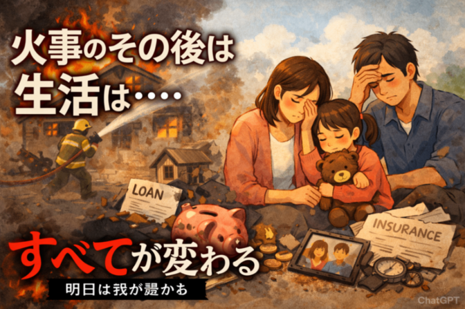 No.1【現役消防士が伝える】火事で人生が大きく変わるのは「その後」ー資産を守るのは、この瞬間からー