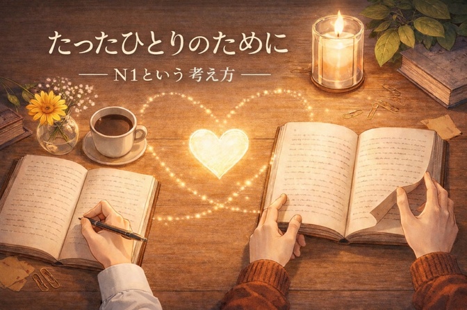 【あなたの思いは誰かに届く】たったひとりのためにーN1という考え方ー