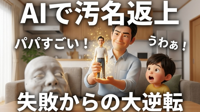 【3Dプリンター×生成AI】スマホ3Dスキャンで失敗したくない人へ。写真1枚からフィギュアを作る裏技