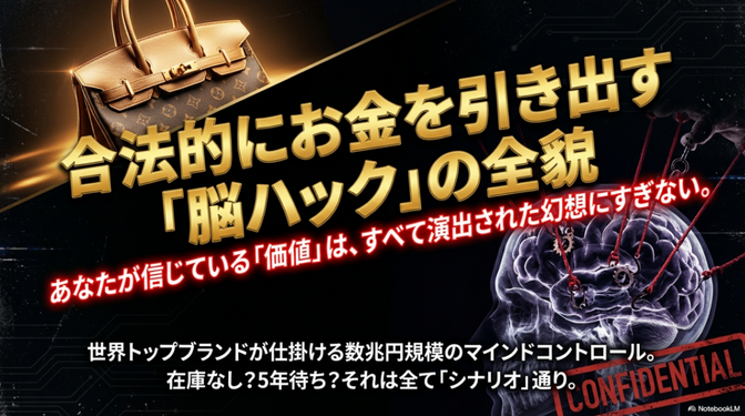 なぜ私たちは「欲しくないもの」まで買わされるのか超一流ブランドが仕掛けるコントロールの正体