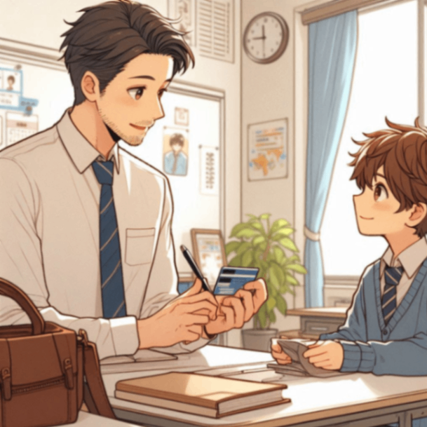 男性教師と中学生くらいの子どもの会話の風景.png
