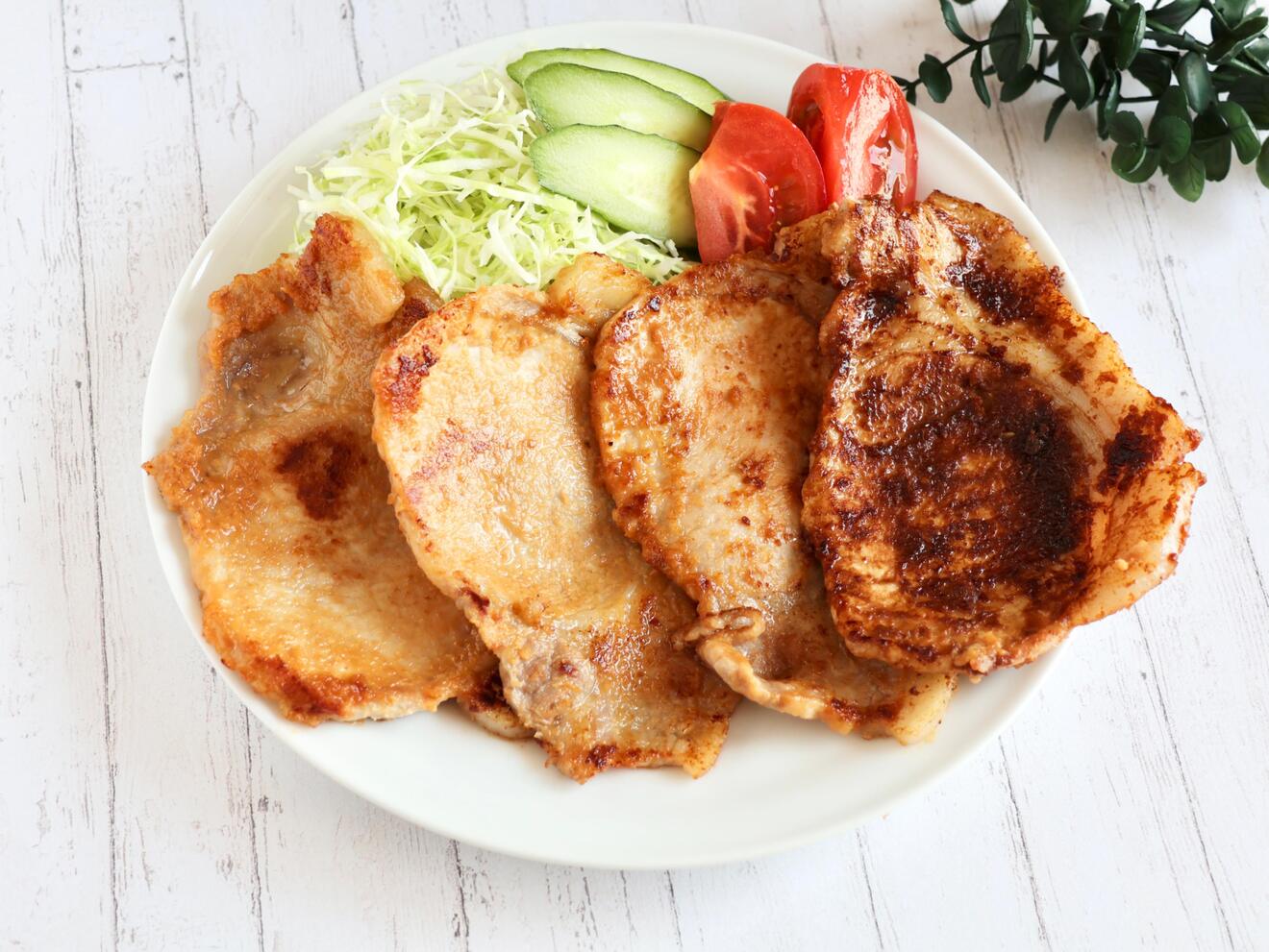 豚肉の味噌漬け焼き（味噌4種）2.JPG