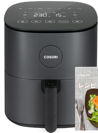 Amazon-co-jp-COSORI-コソリ-ノンフライヤー-4-7L-大容量-家庭用-電気-エアフライヤー-最高温230℃-揚げ物-ポテト-惣菜-日本語レシピ付き-タイマー-自動電源オフ-グレー-CAF-L501-KJP-ホーム.png