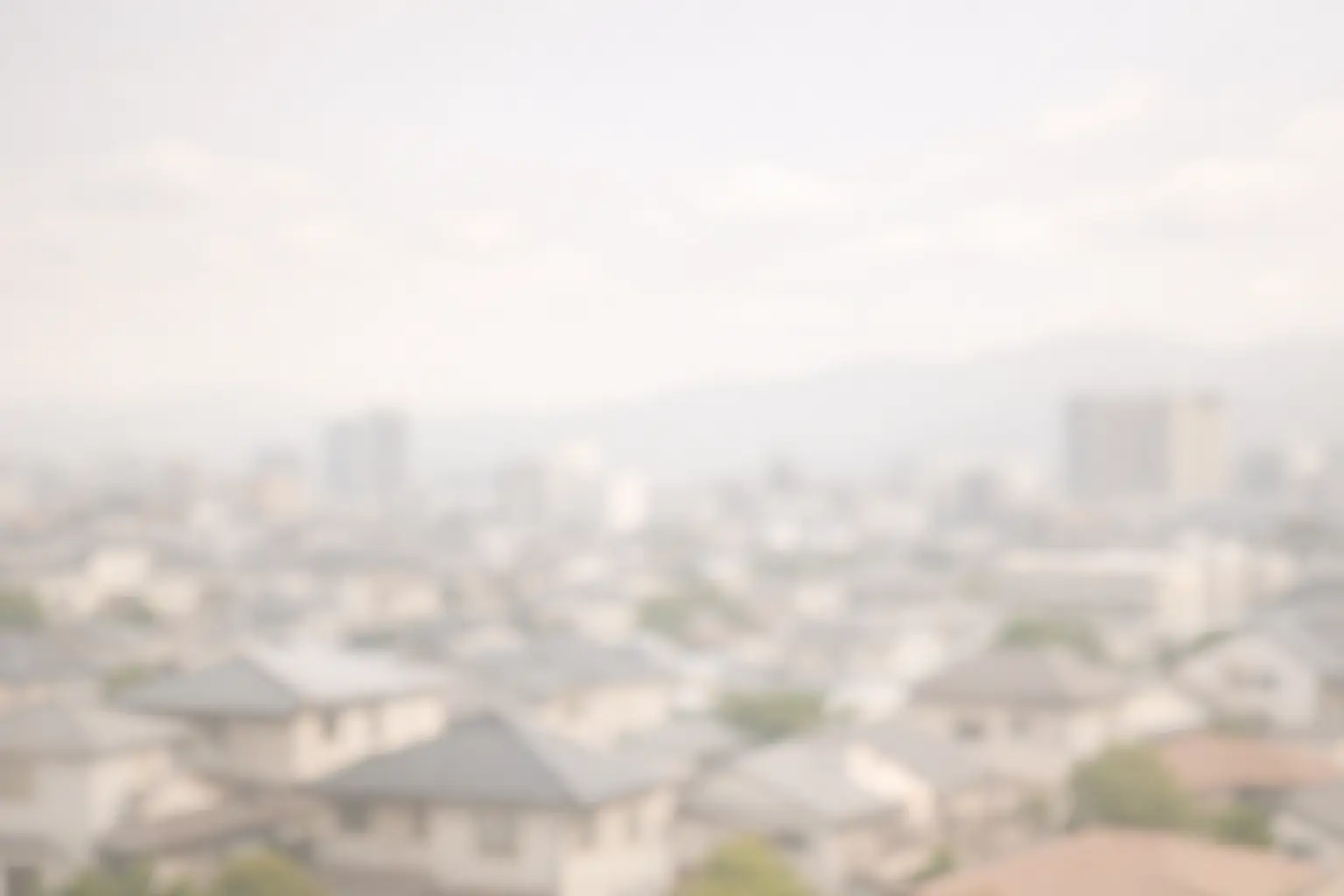 住宅地の家並み
