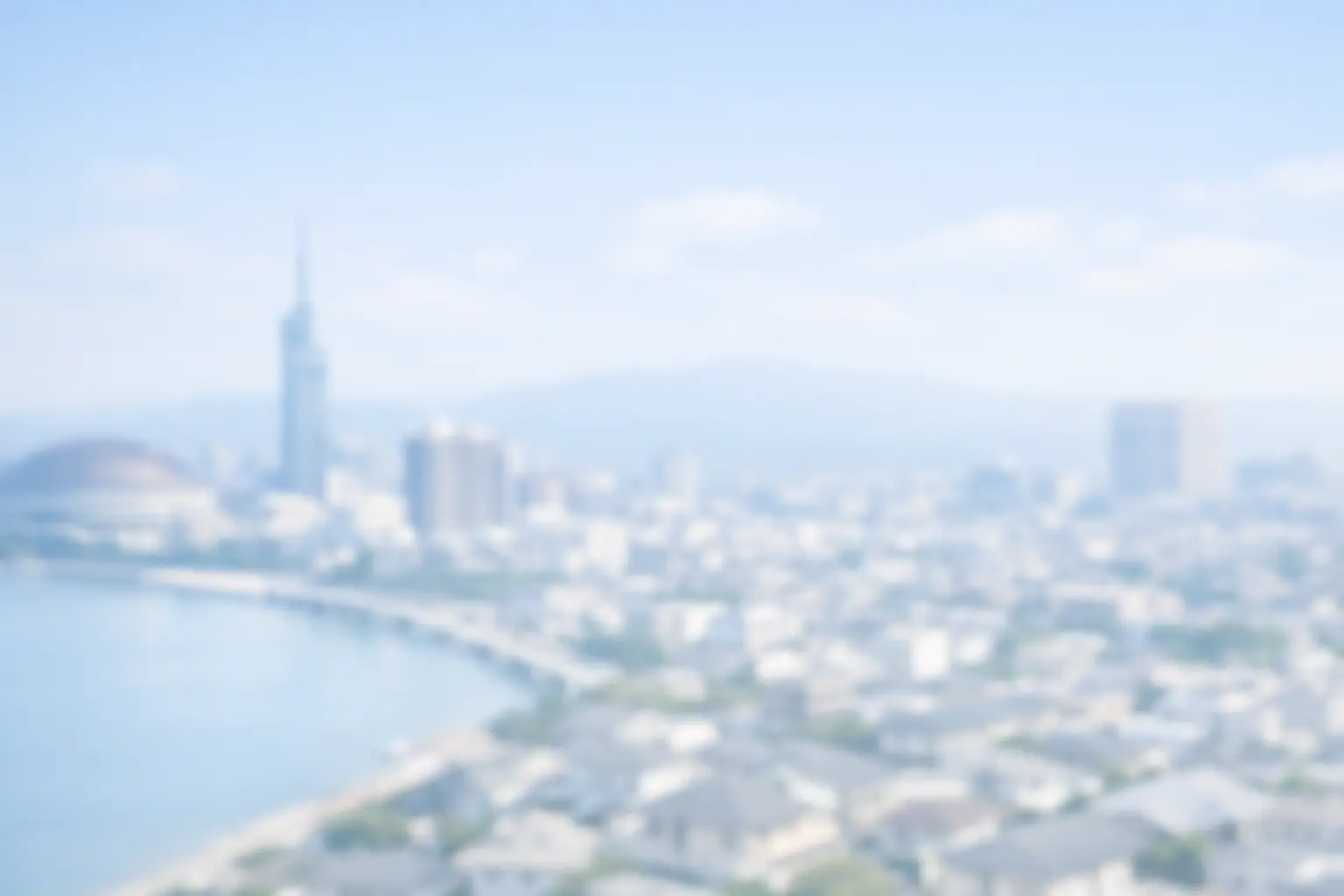 福岡市内の住宅街の風景