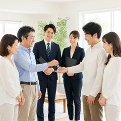 糟屋郡宇美町の空き家処分における引き渡し手続きのイメージ