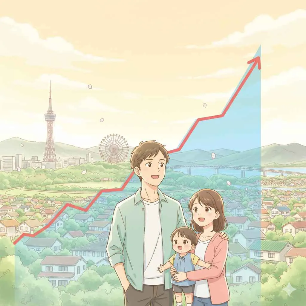 不動産価格上昇のイメージ