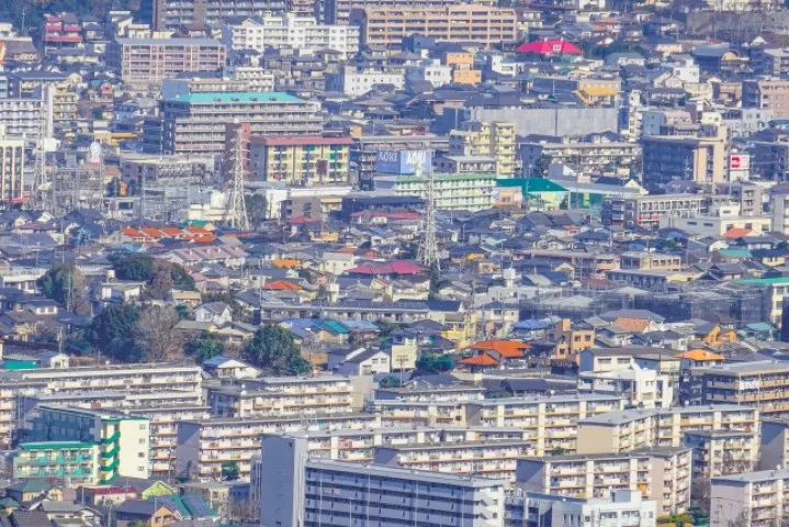 レークヒルズ野多目の住宅街