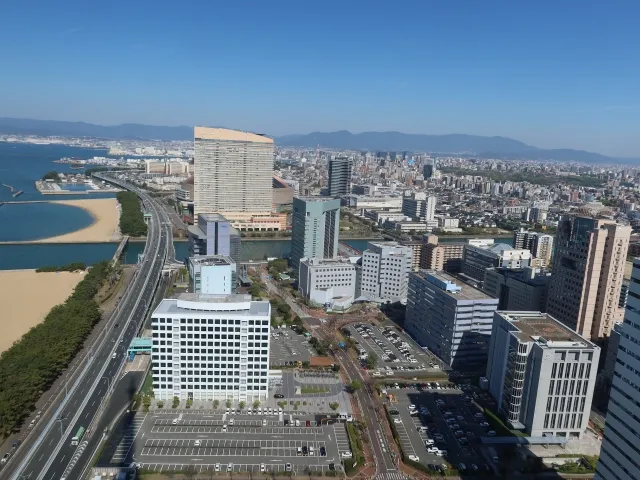 福岡市内の美しい街並み
