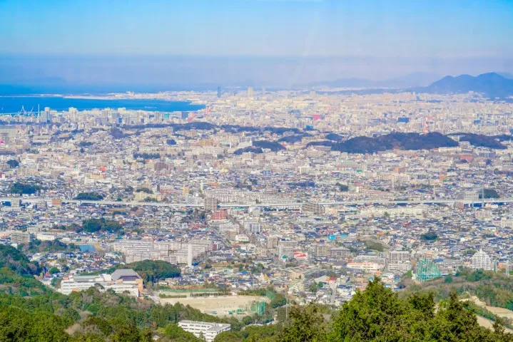 福岡市内の住宅街の風景