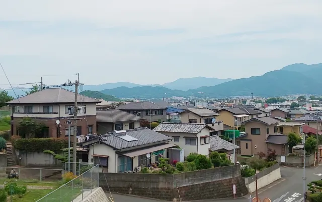 志免町の住宅街の様子