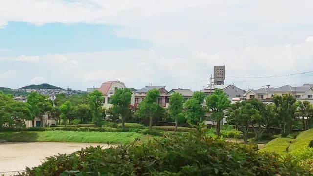福岡市内の住宅街の風景