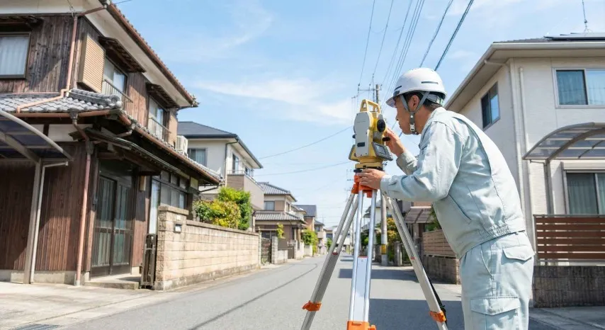 不動産の測量を行う専門家
