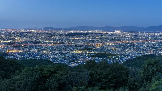 篠栗町 米の山展望台からの景色