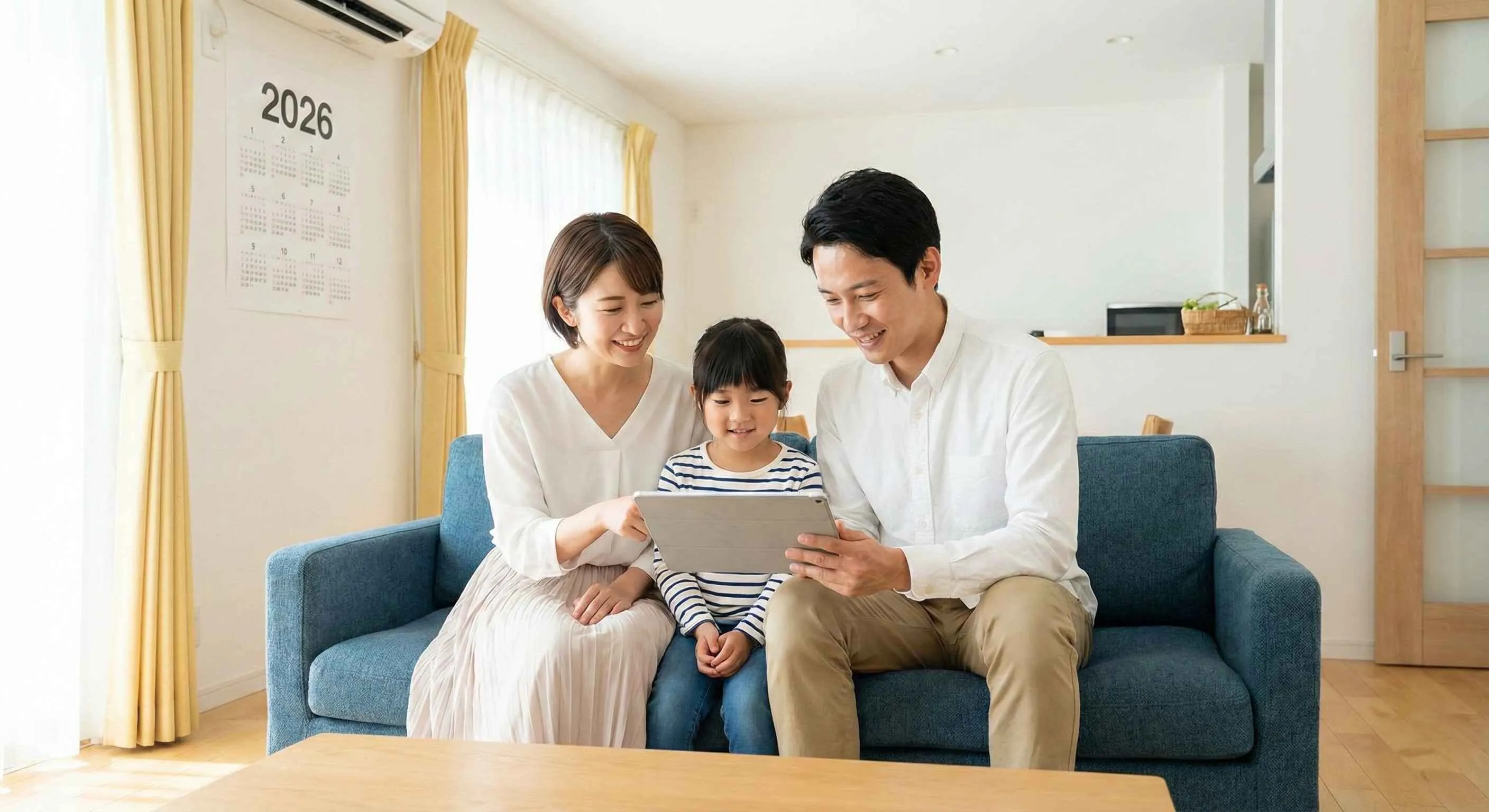 不動産に関する家族相談の風景