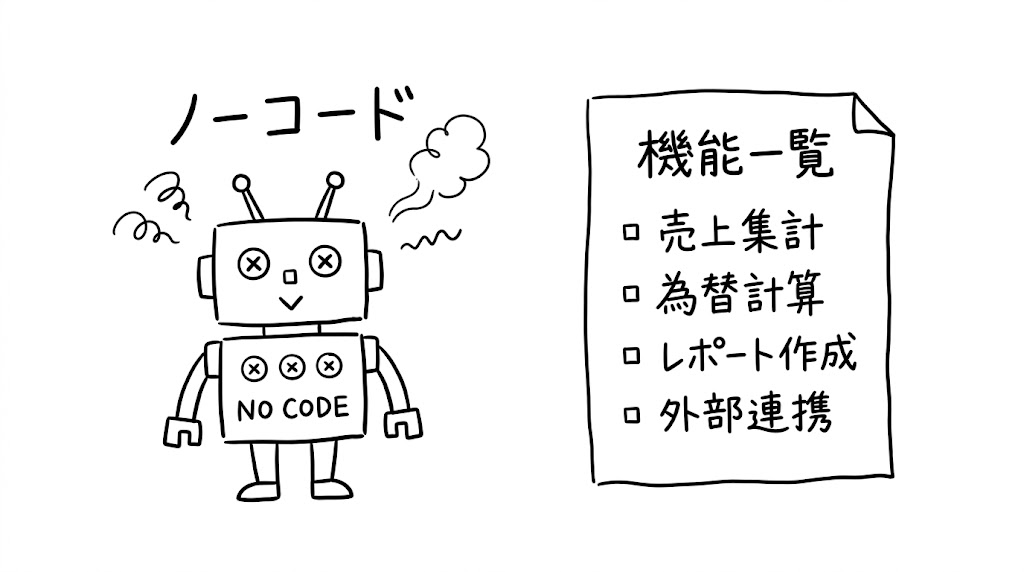 ノーコードに過度な期待は禁物。基幹システムと切り離し「簡易な社内手続き」だけに絞ってきた理由