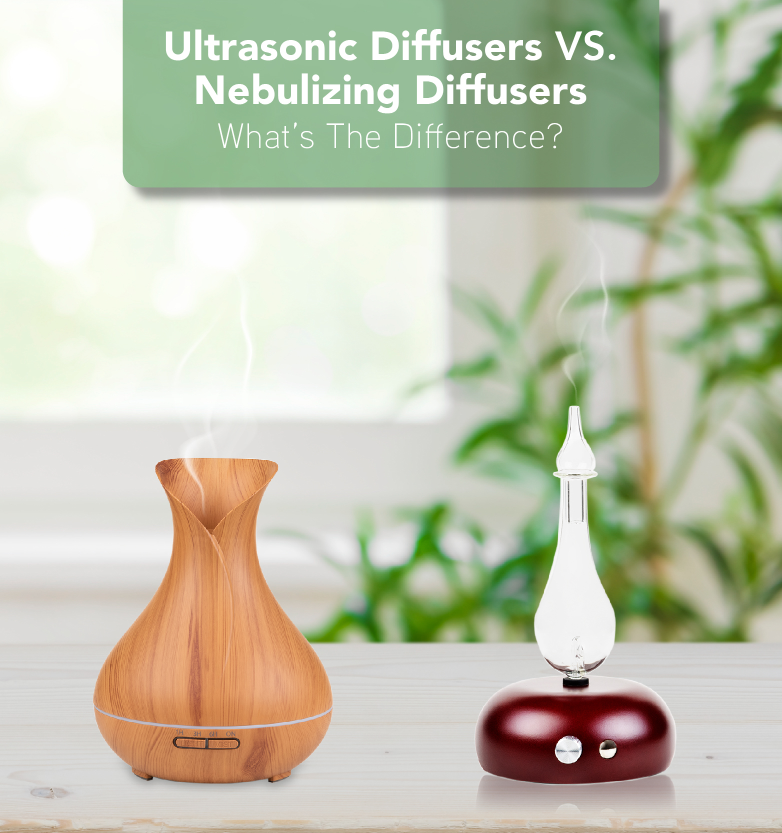 What's the Difference Between a Humidifier and an Oil Diffuser