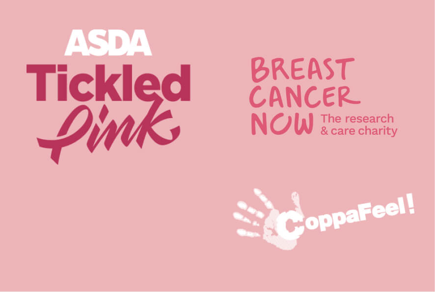 ASDA & Tickled Pink  Breast Cancer Awareness Month 2023 - CoppaFeel!