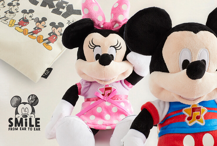 Peluche Mickey Mouse Colección Disney 100 Smile Faces