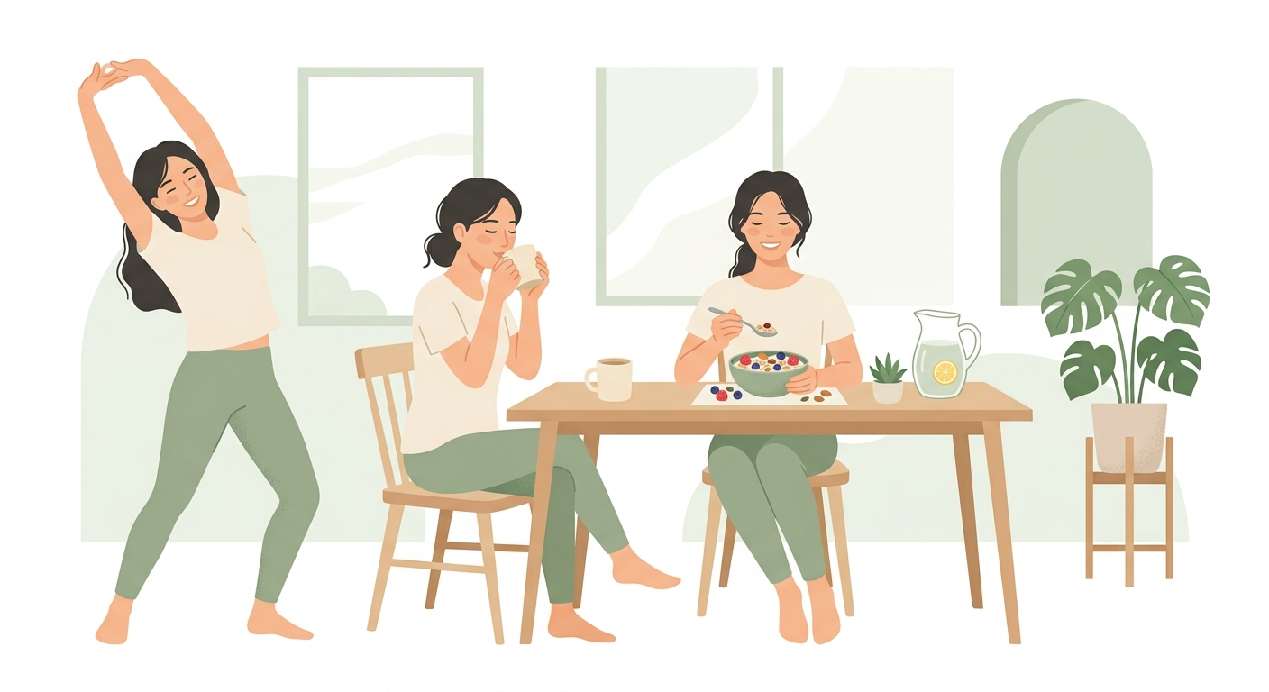 이박사의 경험담: 3가지 조합, 어떻게 실천했더니 달라졌을까요? 일러스트