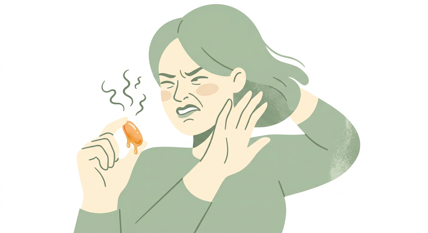 오메가-3, 혹시 산패되진 않았을까요? 신선도 확인 A to Z 일러스트