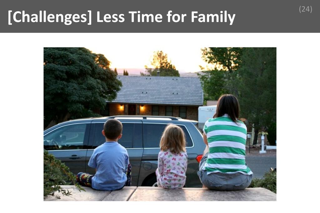 ### Less Time for Family Image