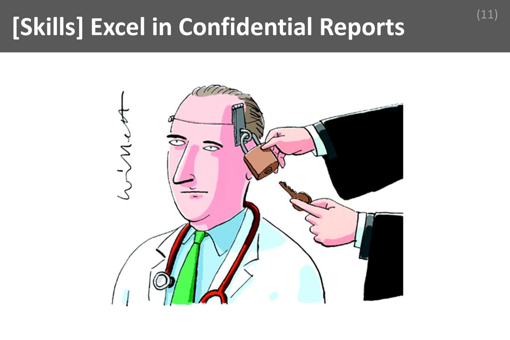 ### Excel in Confidential Report Image