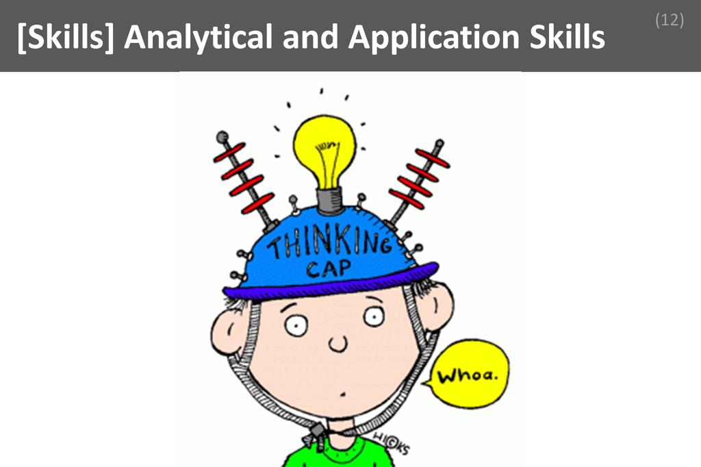 ### Analytical and Application Skills Image