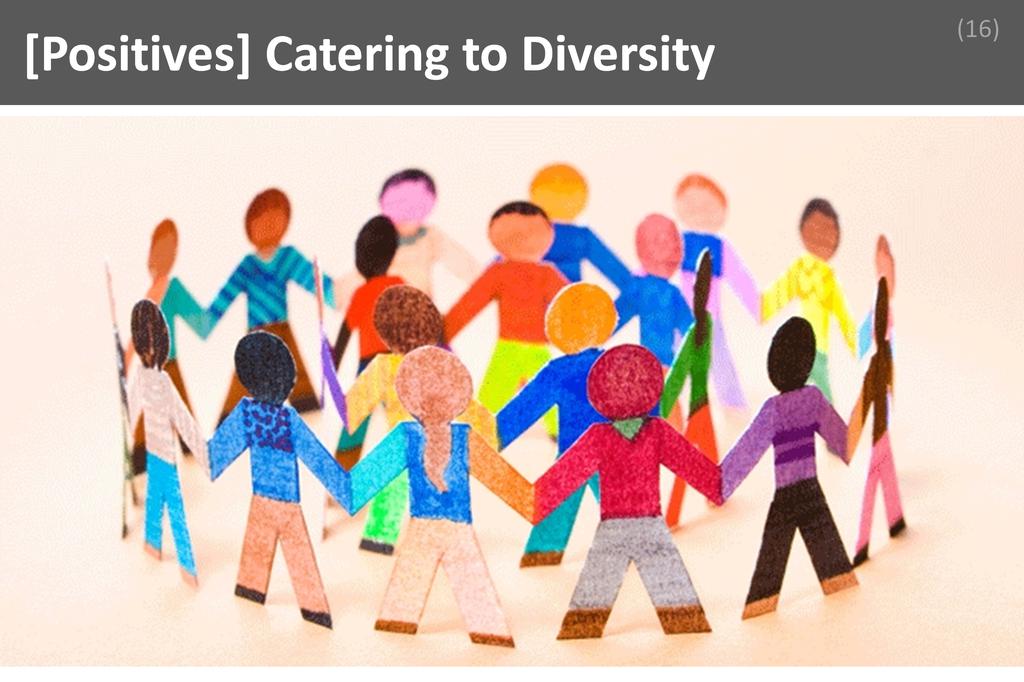 ### Catering to Diversity Image