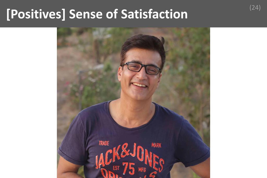 ### Sense of Satisfaction Image
