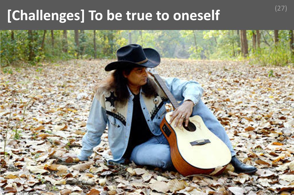 ### To be true to oneself Image