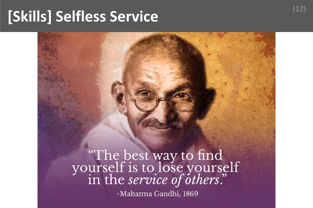 ### Selfless Service Image