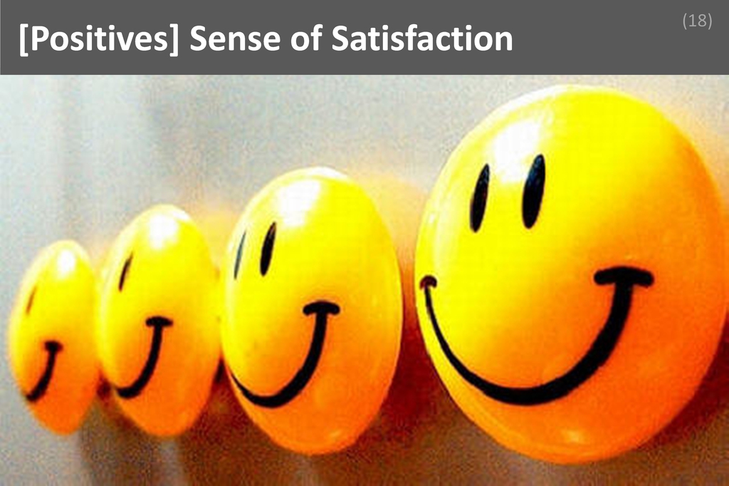 ### Sense of Satisfaction Image