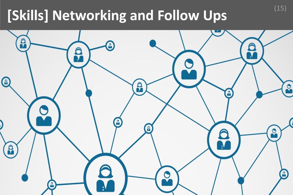 ### Networking and Follow Ups Image