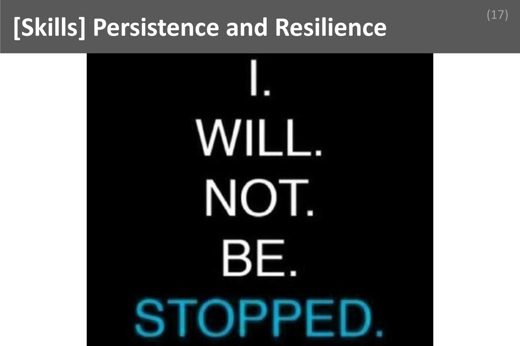 ### Persistence and Resilience Image