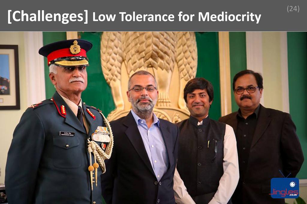 ### Low Tolerance for Mediocrity Image