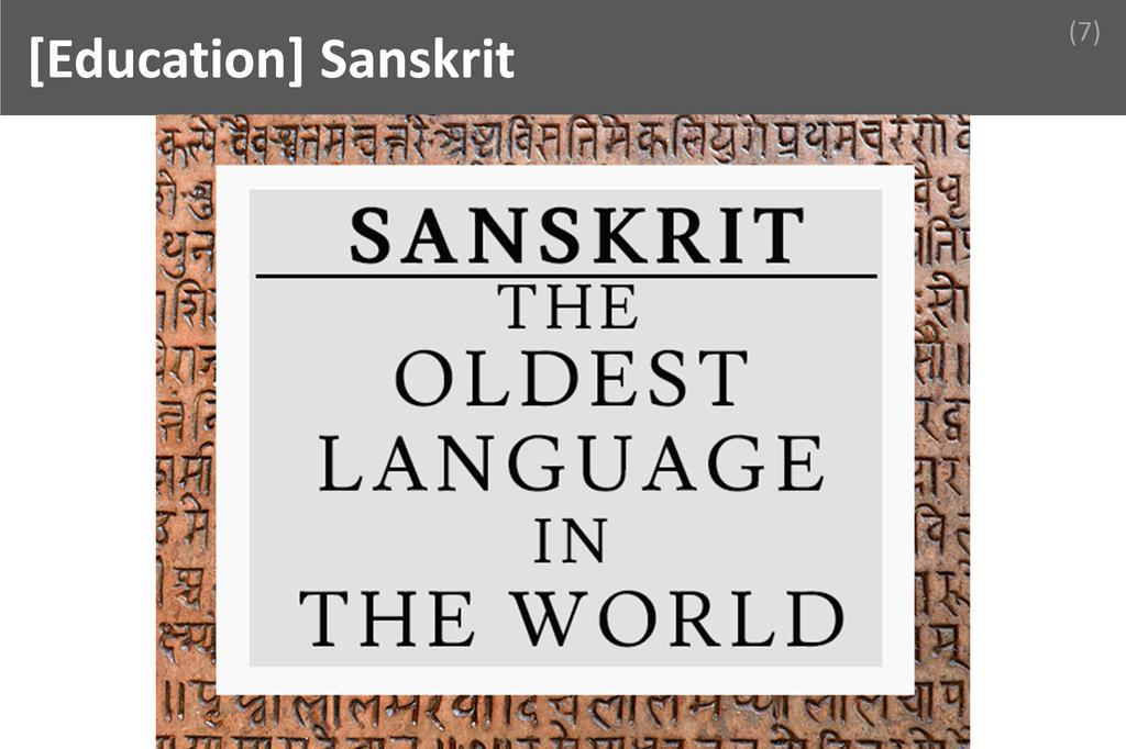 ### Knowledge of Sanskrit Image