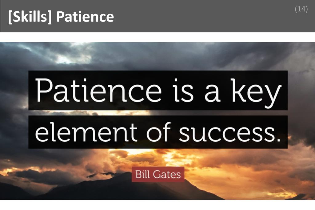 ### Patience Image