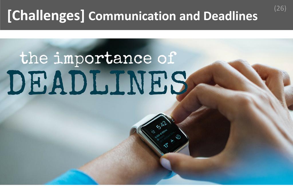 ### Communication and Deadlines Image