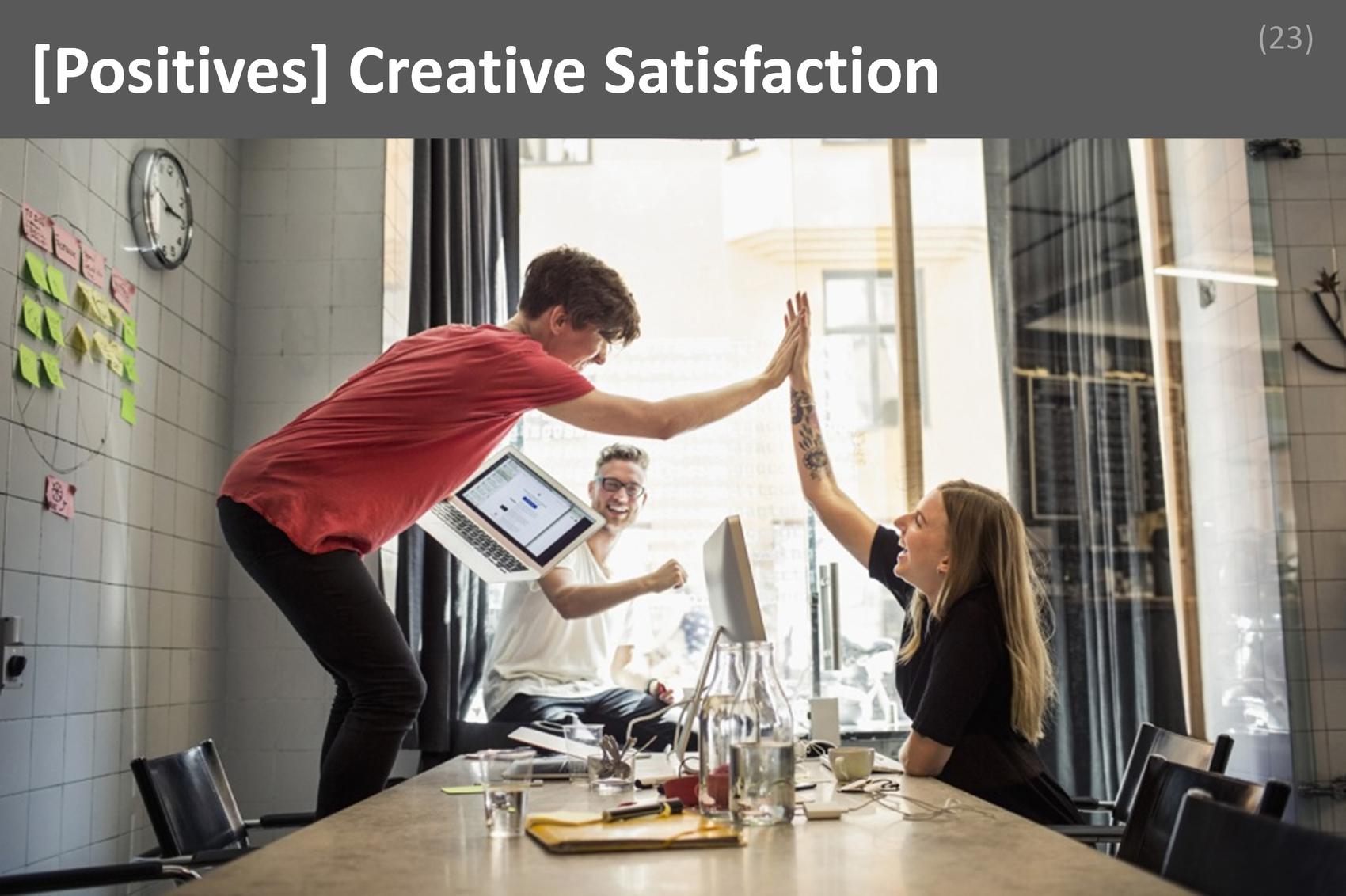 ### Creative Satisfaction Image