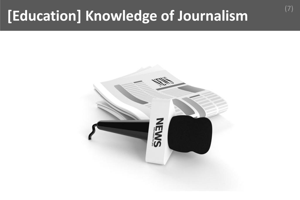 ### Knowledge Of Journalism Image