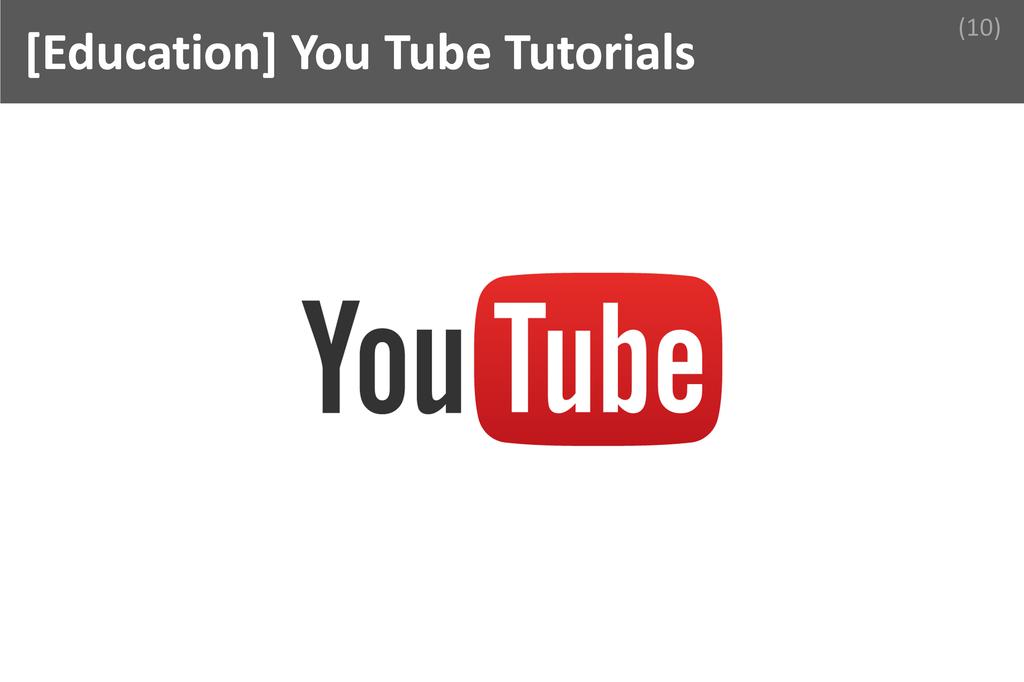 ### You Tube Tutorials Image