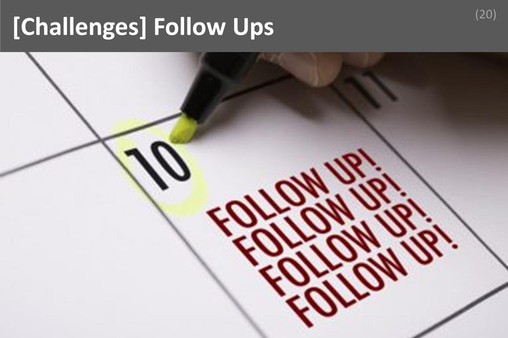 ### Follow Ups Image